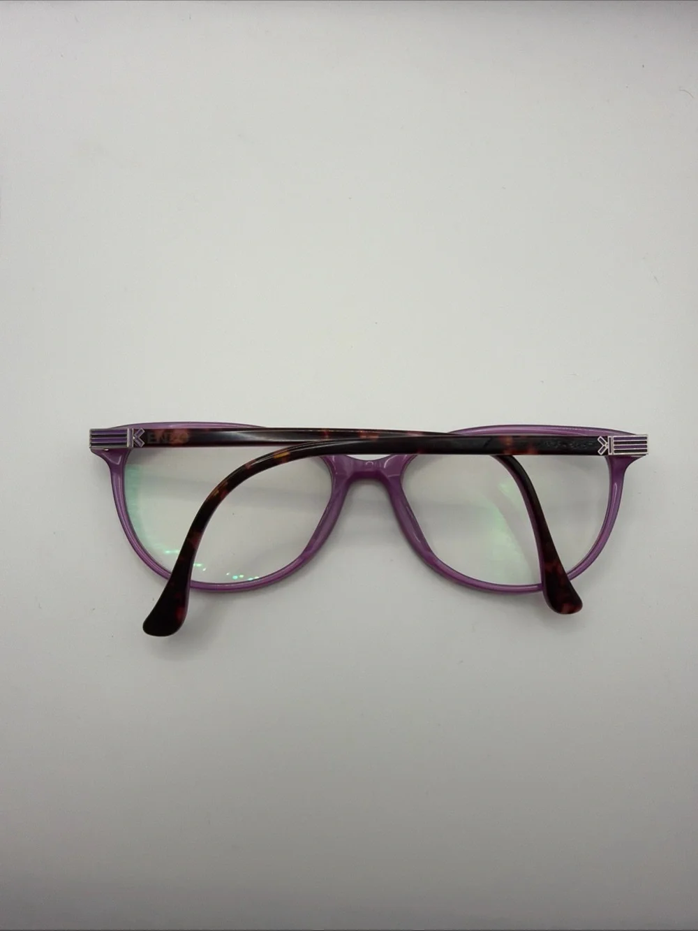 Rare Authentic Kenzo KZ 2206 C04 Violet Tortoise 54[]15-140 Glasses Frames only